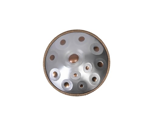 Handpan Drum - 22-Inch 12-Note D Kurd 440Hz - Hand Tuning Handpan - Includes Soft Bag, Mallets, Stand, Note Stickers, Cleaning Cloth - Artist Performance Video Handpan Drum - 22-Inch 12-Note D Kurd 440Hz - Hand Tuning Handpan - Includes Soft Bag, Mallets, Stand, Note Stickers, Cleaning Cloth - Artist Performance Video von sarospan