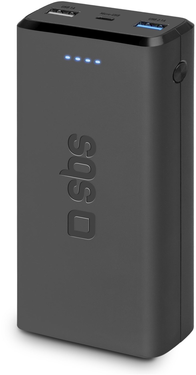 Powerbank (20.000mAh) schwarz von sbs