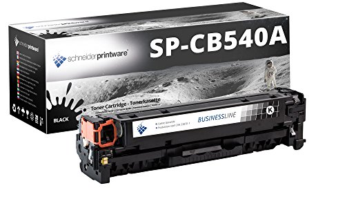 Schneider Printware Business Toner | 40% höhere Druckleistung | als Ersatz für CB540A 125A Schwarz für HP Color Laserjet CM1312nfi MFP CP1210 CP1215 CP1217 CP1510 CP1514n CP1515n CP1518ni von schneiderprintware