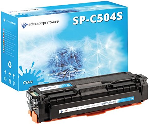 schneiderprintware 4 Toner Kompatibel zu CLT-P504C (1PK-CLT-C504S Cyan) von schneiderprintware