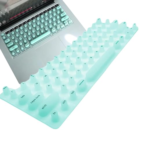 scyca Tastaturfolie für Nail Art | Silikon-Schutzfolie für Nail Art-Tastaturen Erhöhte Laptop-Tastaturabdeckung in voller Größe für Lange Nägel, Verbessert das Tipperlebnis von scyca