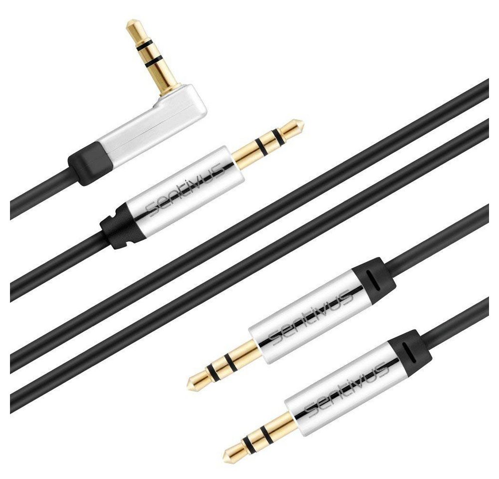 sentivus Sentivus AU110 Premium Audio Kabel Set (3.5mm Stecker zu 3.5mm Stecker Audio-Kabel sentivus Sentivus AU110 Premium Audio Kabel Set (3.5mm Stecker zu 3.5mm Stecker Audio-Kabel von sentivus
