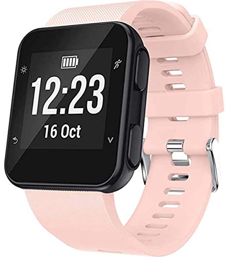 Shieranlee Kompatibel für Forerunner 35, Sport Band Silikon Ersatzzubehör Armbänder Kompatibel für Forerunner 35 Smart Watch, Fit 5.11-9.05 Inch (130mm-230mm) Wrist von shieranlee