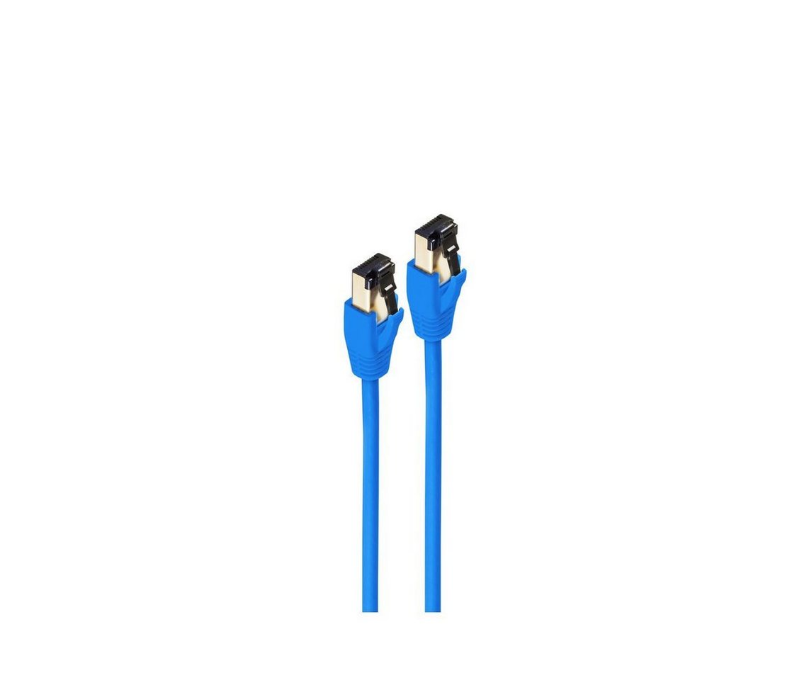 shiverpeaks® Patchkabel cat 8.1 F/FTP PIMF LSZH blau 10,0m LAN-Kabel, RJ-45, (1000 cm) von shiverpeaks®