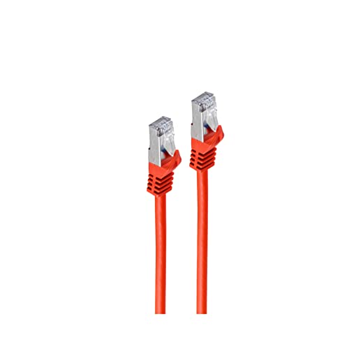 Shiverpeaks RJ45 Patchkabel m. CAT 7 Rohkabel PIMF rot 20m von shiverpeaks