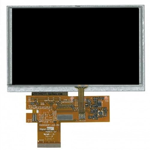 Skylarpu HSD050IDW1-A20-RIC für Navi N50, HD-Auto-GPS-Display-Panel, Touchscreen-Digitizer-Reparatur-Ersatz, 5 Zoll, HSD050IDW1-A20-RIC von skylarpu