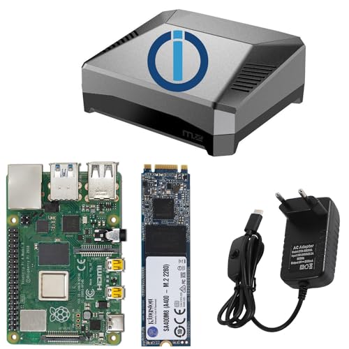 Smarthome Server ioBroker Raspberry Pi 4 4GB Argon ONE M.2 120 GB SSD von smart-home-komponente