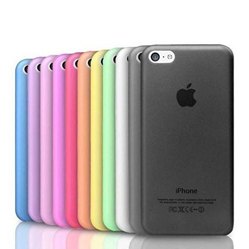 smartacc Schutzhülle Hülle Cover Hard-Case für iPhone 5 SE 6 7 8 X Plus, nur 0,3 mm dünn, matt (iPhone 7/8, Weiß) von smartacc