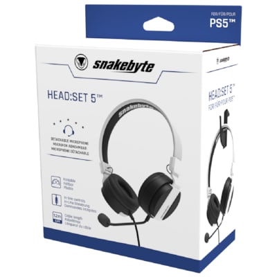 Snakebyte Playstation Headset HEAD:SET 5 (PS5) weiß von Snakebyte