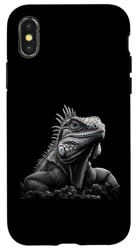 Hülle für iPhone X/XS Cuban Rock Leguan-Shirt, Gothic, Reptilienhalter, Tierbesitzer von snakesss