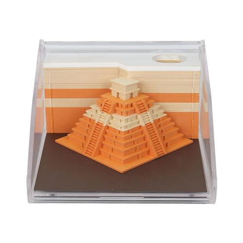 3D-Pyramiden-Notizblock, LED-Licht, 3D-Papier, Kunst, Notizblock, Abreißpapier, DIY, klebrige Post, kreative Aufkleber, nicht klebrig, Post-Dekoration von sojupcal