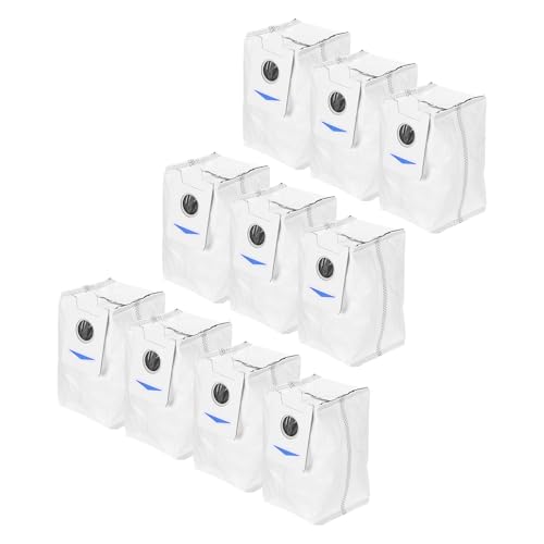 sourcing map 10 x Ersatz-Kohle-Staubsaugerbeutel, kompatibel mit 125 x 110 mm für Roboter-Staubsauger von sourcing map