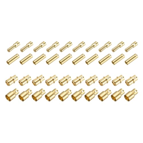 sourcing map Bananenstecker, 5 mm/8 mm, männlich, weiblich, Bananenstecker für Lautsprecher, Kabel, RC-Batterie, ESC-Motor, 20 Paar sourcing map Bananenstecker, 5 mm/8 mm, männlich, weiblich, Bananenstecker für Lautsprecher, Kabel, RC-Batterie, ESC-Motor, 20 Paar von sourcing map