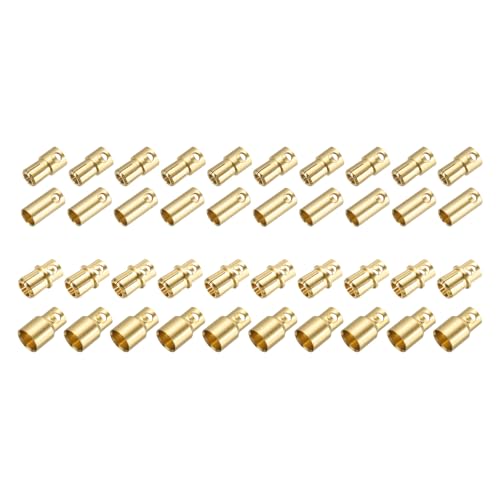 sourcing map Bananenstecker, 6,5 mm/8 mm, männlich, weiblich, Bananenstecker für Lautsprecher, Kabel, RC-Batterie, ESC-Motor, 20 Paar sourcing map Bananenstecker, 6,5 mm/8 mm, männlich, weiblich, Bananenstecker für Lautsprecher, Kabel, RC-Batterie, ESC-Motor, 20 Paar von sourcing map