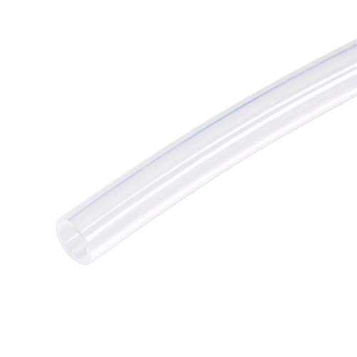 sourcing map PTFE-Schlauchschlauch Hochtemperatur Multifunktionale Isolierung 5 mm Innen Dmr x 6 mm Außen Dmr x 4,92 Fuß Transparent von sourcing map