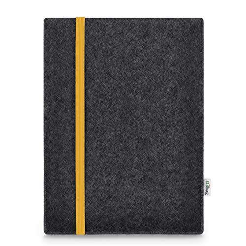 Stilbag Tablet Filz-Tasche Leon für Samsung Galaxy Tab S8 | Farbe: gelb-anthrazit von stilbag