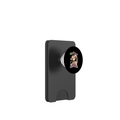 Baby Affe mit Blumen Affen und Schimpansen love monkeys PopSockets PopWallet für MagSafe von süßer farbenfrohe Affenliebhaber Outfits