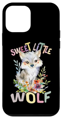 Sweet little Wolf mit Blumen süße Wölfe Mädchen Tochter Sohn Hülle für iPhone 12 mini von süßer farbenfrohe Wolf Liebhaber Outfits