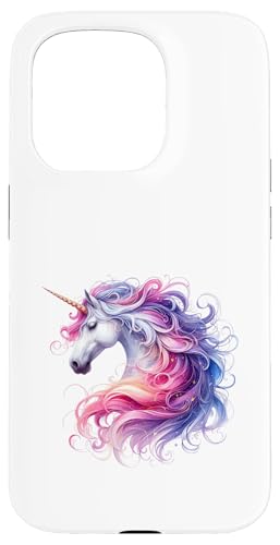 lustige Tiere cooles Einhorn für Freunde Hülle für iPhone 15 Pro von süßes Einhorn - niedliches Tier