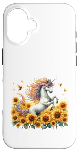 lustige Tiere cooles Einhorn für Freunde Hülle für iPhone 16 von süßes Einhorn - niedliches Tier