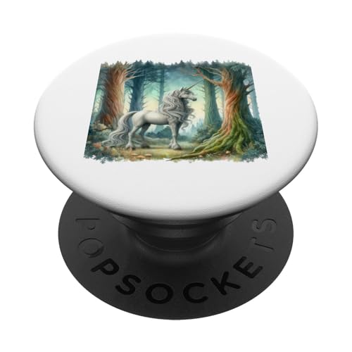 lustige Tiere cooles Einhorn für Freunde PopSockets Klebender PopGrip von süßes Einhorn - niedliches Tier