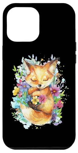 Fuchs mit Blumen süße Füchse Mädchen Tochter Hülle für iPhone 12 Pro Max von süßes farbenfrohe Fuchs Liebhaber Outfits