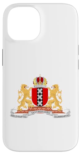 Hülle für iPhone 14 Wappen von Amsterdam - Niederlande von sunken flagship