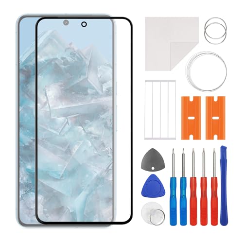 swark 6.2" Display Glas Frontglas Reparatur Replacement Set kompatibel mit Google Pixel 8 Pro GC3VE, G1MNW mit OCA(No LCD Screen and Touch Digitizer) inkl Werkzeugsatz von swark