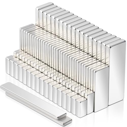 200 Stück Kleine Magnete Stark, 5 Verschiedene Größe Neodym Magnete Extra Stark Magneten für Magnettafel Starker Magnet Rechteckige für Küchenschrank, Whiteboard, Magnetboard von swihorab