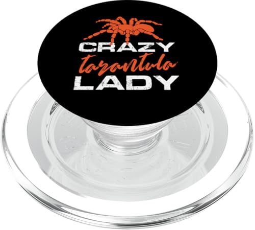 Crazy Tarantula Lady Design für einen Vogelspinnen-Fan PopSockets PopGrip für MagSafe von tarantula Design