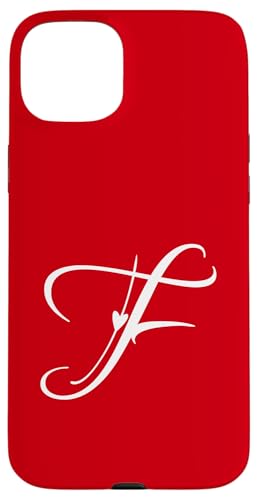 Hülle für iPhone 15 Plus F verliebter Buchstabe Alphabet Monogramm F Initialen Herz von tatia4design