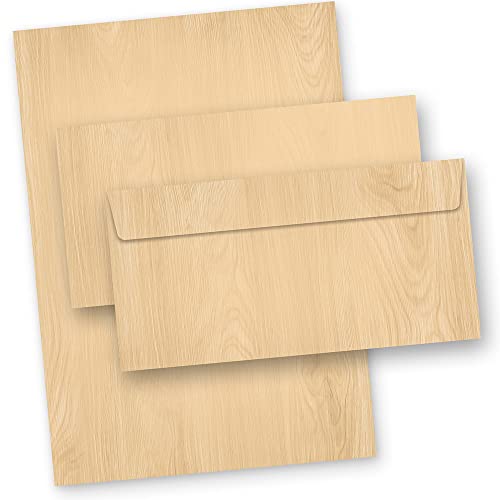 Briefpapier mit Umschlag Holz MADEIRA 10 Sets beidseitig Holzmaserung Holzmuster Holzoptik Struktur Briefpapier mit Umschlag Holz MADEIRA 10 Sets beidseitig Holzmaserung Holzmuster Holzoptik Struktur von tatmotive