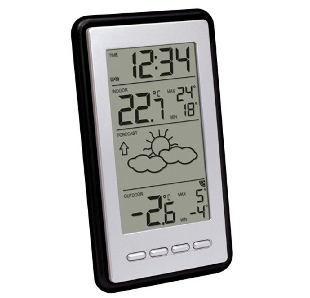 TechnoTrade Technoline WS 9130-IT Digitale Wetterstation Schwarz, Silber Wetterstation TechnoTrade Technoline WS 9130-IT Digitale Wetterstation Schwarz, Silber Wetterstation von TechnoTrade