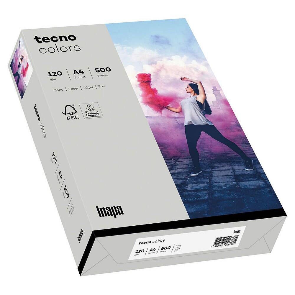 tecno Kopierpapier colors grau DIN A4 120 g/qm - 250 Blatt von tecno