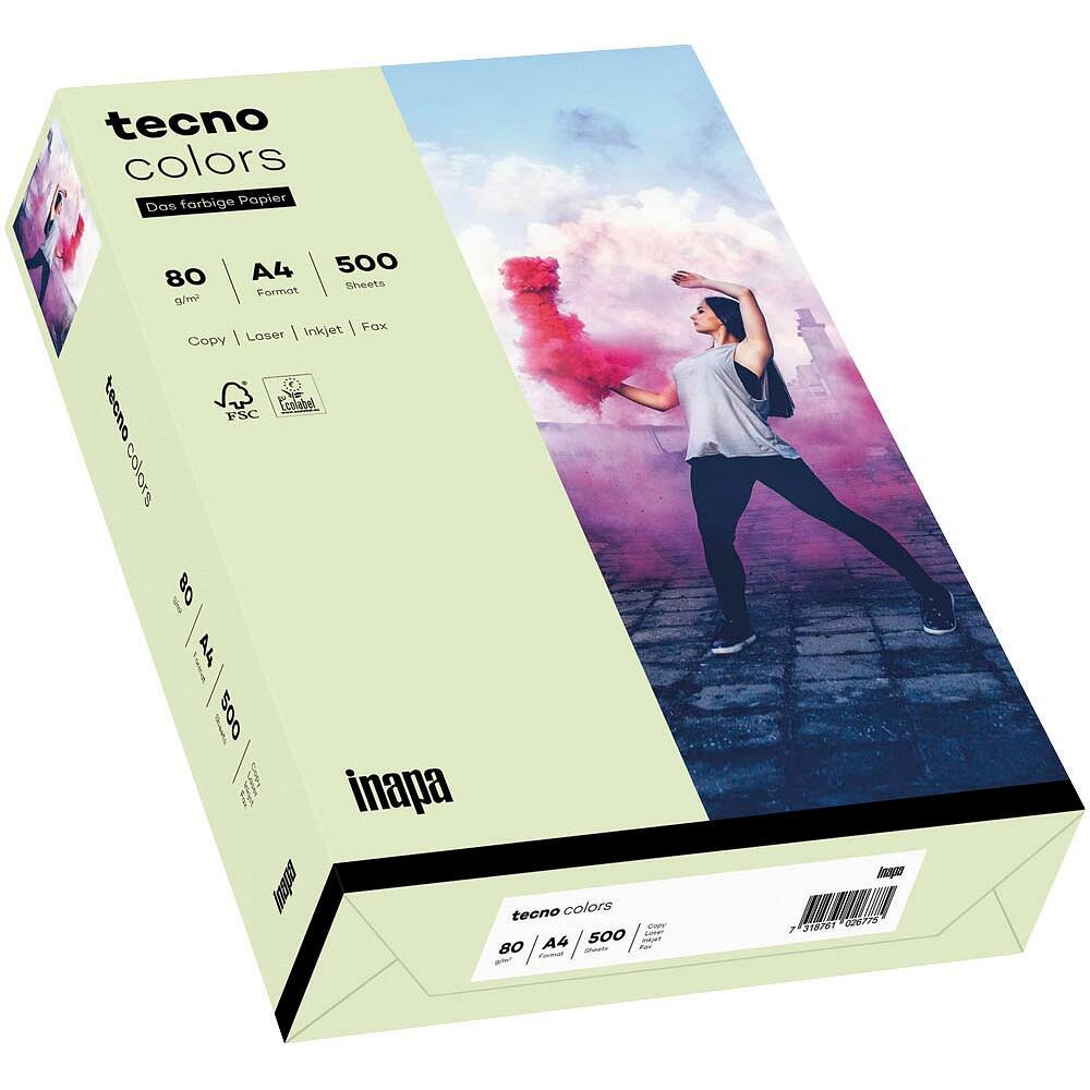 tecno Kopierpapier colors hellgrün DIN A4 80 g/qm - 500 Blatt von tecno