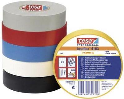 tesaflex� 4163 (L x B) 33 m x 19 mm Schwarz PVC 4163-00-07 Inhalt: 1 Rolle(n) (4163-00-07) von tesa