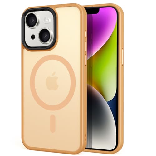 Tigratigro Case for iPhone 14 6.1 inch, Compatible with Mag-Safe, Transparent Matte Texture, Flexible and Anti-Fingerprint, Skin-Like Texture (Bronze) von tigratigro