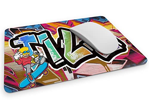 timalo® Graffiti Mousepad personalisiert mit Namen Bedrucken lassen | Mauspad Gamer selbst gestalten | Mousepad-g-14-270x190 von timalo