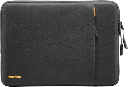 Tomtoc A13D2D1GP Defender-A13 Laptop-Sleeve Kit 2-teilig, 14 Zoll Größe, Schwarz von tomtoc