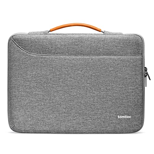 tomtoc 360° Laptop Tasche Hülle für Neu 14-Zoll MacBook Pro M4/M3/M2/M1 Pro/Max (2024-2021) A3112 A3401 A3185 A2992 A2918 A2779 A2442, Rundumschutz Stoßfest Wasserabweisend Laptoptasche Laptophülle von tomtoc