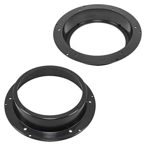 tomzz Audio 2857-011 Lautsprecherringe Adapter Halterungen kompatibel mit VW Golf 5 Tiguan Touran Skoda Yeti Octavia Fronttür für 165mm DIN Lautsprecher von tomzz Audio