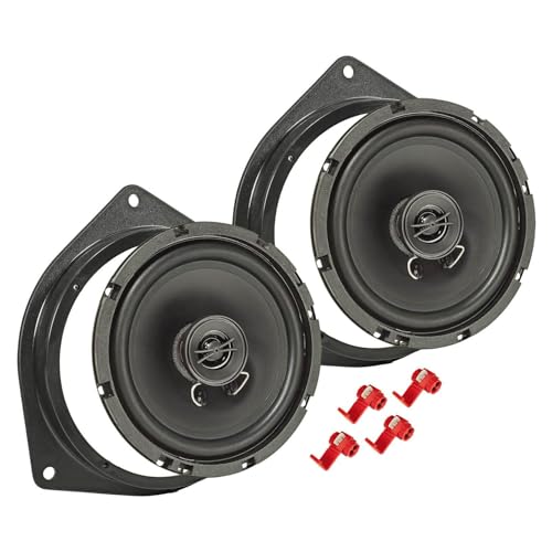 tomzz Audio 4055-002 TA16.5-Pro Lautsprecher Einbau-Set kompatibel mit Toyota Corolla MR2 Avensis Prius RAV4 Auris 165mm Koaxial System von tomzz Audio