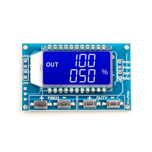 Blau Einstellbares PWM-Pulsfrequenz-Arbeitszyklusmodul Rechteckwellen-Rechteckwellen-Signalgenerator für Motortreiber, Mikrocontroller von tooloflife