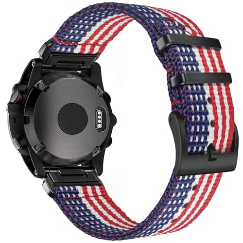 Nylon Armband Kompatibel mit Garmin, 20mm Robustes Schnellverschluss Uhrenarmband für Fenix 7S/Fēnix 7S pro/Fenix 6S/Fenix 6S pro/Fenix 5S/Fenix 5S plus/D2 Delta S/Descent Mk2S Ersatzband für Männer von torbollo