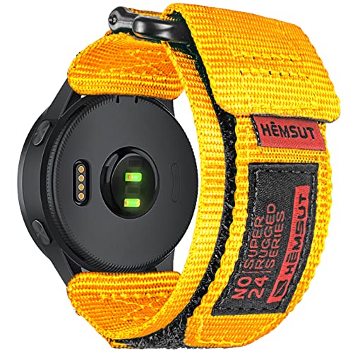 torbollo Uhrenarmbänder kompatibel mit Amazfit, robustes Nylon-Sportarmband mit gewebter Klettverschluss-Schlaufe für Amazfit GTR 2e/ GTR 2/ GTR 3 Pro/GTR 3/ GTR 4 Smartwatch von torbollo
