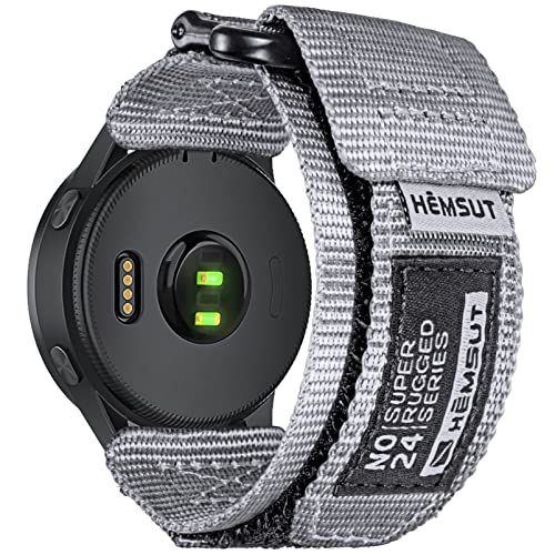 torbollo Uhrenarmbänder kompatibel mit Amazfit, robustes Nylon-Sportarmband mit gewebter Klettverschluss-Schlaufe für Amazfit GTR 2e/ GTR 2/ GTR 3 Pro/GTR 3/ GTR 4 Smartwatch von torbollo