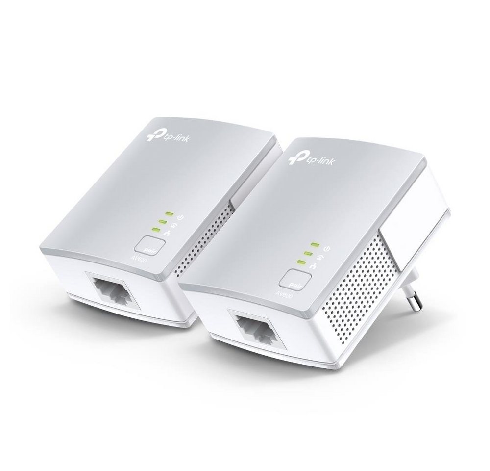 tp-link TL-PA4010KIT Netzwerk-Adapter, Powerline Adapter Set, 600Mbit/s Homeplug AV2, für Streaming von tp-link