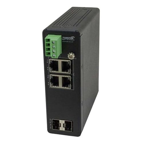 Transition Networks Unmanaged Hardened Gigabit Ethernet PoE+ Switch von transition