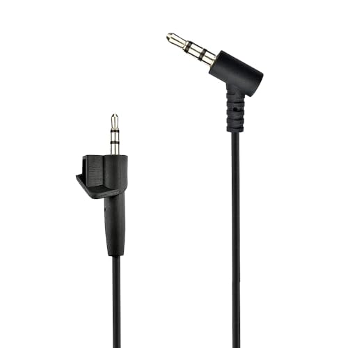 umvowuxa AE2 Ersatz-Audiokabel, Aux-Audioübertragungskabel, 3,5 mm auf 2,5 mm, Comfort 15, QuietComfort 2, kompatibel mit AE2 / AE2i / AE2w Around-Ear-Kopfhörern (schwarz) von umvowuxa