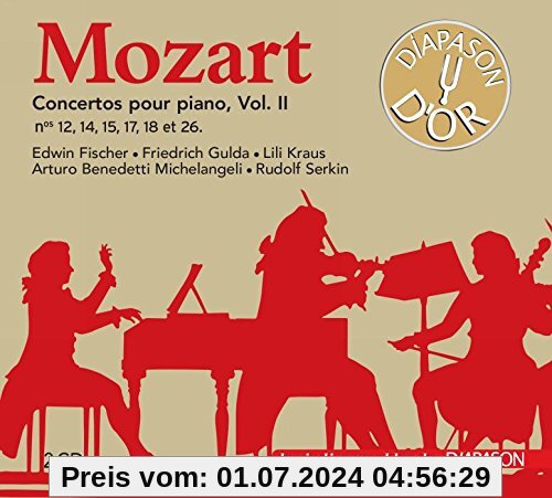 ARTURO BENEDETTI MICHELANGELI / GULDA / SERKIN - Mozart-Piano Conecrtos N.12-14-15-18 & 26 (2 CD) von unbekannt